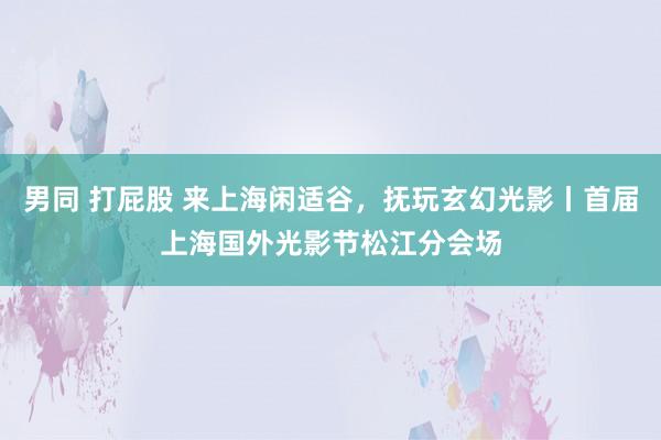 男同 打屁股 来上海闲适谷，抚玩玄幻光影丨首届上海国外光影节松江分会场